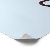 Behalt Ruhe und Essen Cake Poster Print (Ecke)