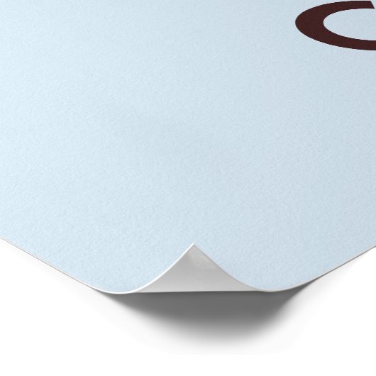 Behalt Ruhe und Essen Cake Poster Print (Ecke)