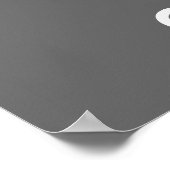 Behalt Ruhe und Essen Cake Poster Print (Ecke)