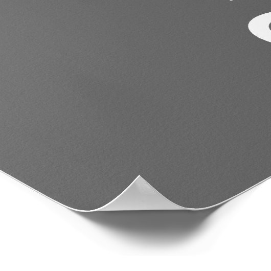 Behalt Ruhe und Essen Cake Poster Print (Ecke)