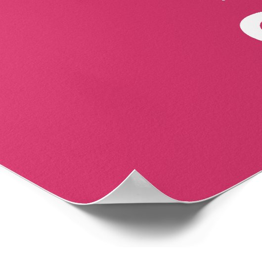 Behalt Ruhe und Essen Cake Poster Print (Ecke)