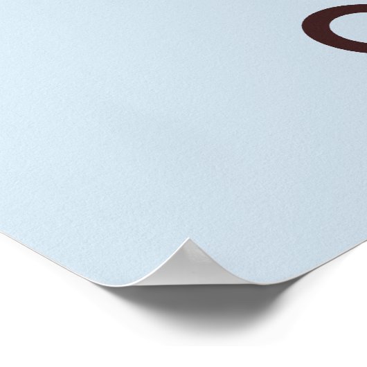 Behalt Ruhe und Essen Cake Poster Print (Ecke)