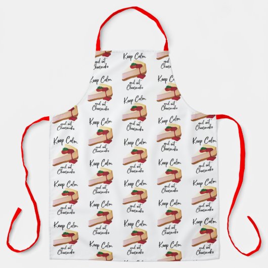 Behalt Ruhe und essen Cheesecake The Golden Girls Schürze (Vorderseite)