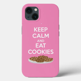 Behalt Ruhe und Essen von Cookies Telefongehäuse Case-Mate iPhone Hülle