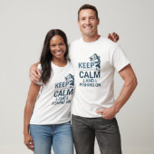 Behalt Ruhe und Fischerei auf Angelfang T-Shirt (Unisex)