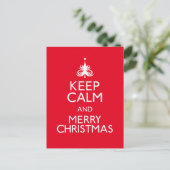 Behalt Ruhe und frohe Weihnachten (Stehend Vorderseite)