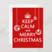 Behalt Ruhe und frohe Weihnachten (Vorne/Hinten)