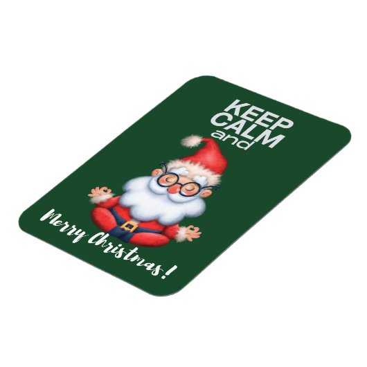 Behalt Ruhe und frohe Weihnachten Magnet (Linke Seite)