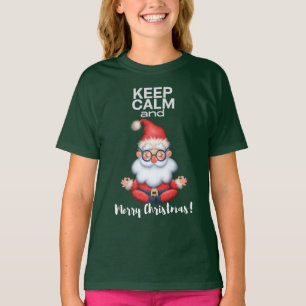 Behalt Ruhe und frohe Weihnachten T-Shirt