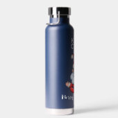 Behalt Ruhe und frohe Weihnachten Trinkflasche (Rechts)