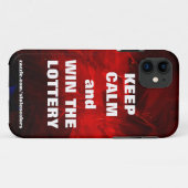 Behalt Ruhe und gewinne die Lotterie Case-Mate iPhone Hülle (Rückseite (Horizontal))