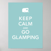 Behalt Ruhe und Go Glamping - RV Poster (Vorne)