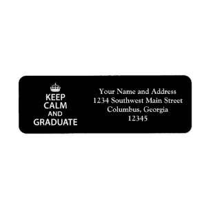 Behalt Ruhe und Graduate Funny Abschluss