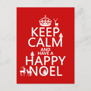 Behalt Ruhe und habe ein glückliches Weihnachten (