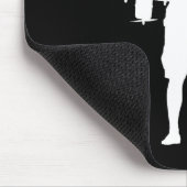 Behalt Ruhe und hol die Stücke Mousepad (Ecke)