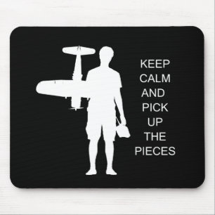Behalt Ruhe und hol die Stücke Mousepad
