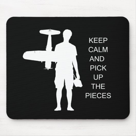 Behalt Ruhe und hol die Stücke Mousepad (Vorne)