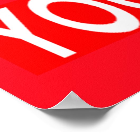 Behalt Ruhe und hör deiner Mutter zu. Poster (Ecke)