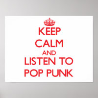 Behalt Ruhe und hör POP PUNK zu