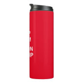 Behalt Ruhe und kaufe auf dem Tauchplatz Thermosbecher (Nach rechts gedreht)