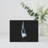 Behalt Ruhe und klettere weiter Postkarte (Stehend Vorderseite)