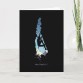 Behalt Ruhe und klettert Karte (Vorderseite)