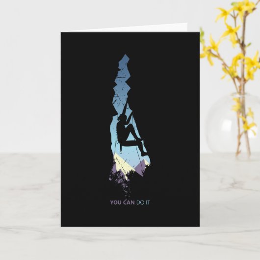 Behalt Ruhe und klettert Karte (Gelbe Blume)