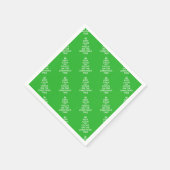 Behalt Ruhe und konzentriert auf den Weihnachtsbau Serviette (Ecke)