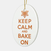 Behalt Ruhe und Kuchen Keramikornament (Links)