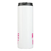 Behalt Ruhe und lass eines registrierten Krankenpf Thermosbecher (Rückseite)