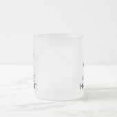 Behalt Ruhe und lass (leer) behandle es lustig Mattglastasse (Mittel)