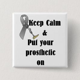Behalt Ruhe und lege deine Prothese auf Button