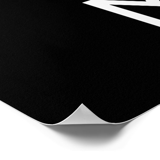 Behalt Ruhe und lehre Mathematik Poster (Ecke)