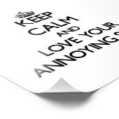 Behalt Ruhe und Liebe, dein betrügerisches Schwest Fotodruck (Ecke)