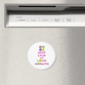 Behalt Ruhe und Liebe Donuts Einzigartiges Geschen Magnet (In Situ (Geschirrspüler))