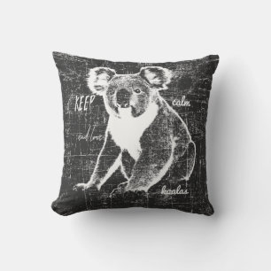 Behalt Ruhe und Liebe Koalas Kissen