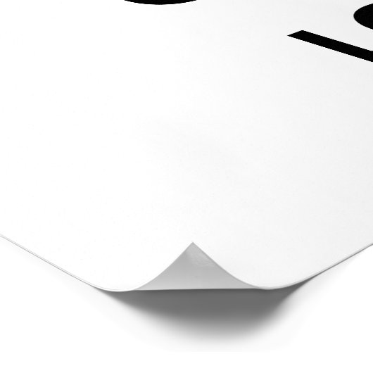 Behalt Ruhe und Liebe Mathematik Pi Poster (Ecke)