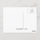 Behalt Ruhe und Liebe Owls Original Owl Geschenkar Postkarte (Rückseite)