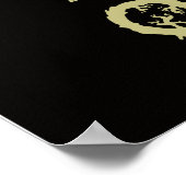 Behalt Ruhe und Liebe Owls Plakat Originale Schüss (Ecke)