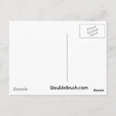 Behalt Ruhe und Liebe Pandas Geschenk Kunst drucke Postkarte (Rückseite)