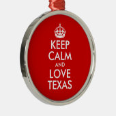 Behalt Ruhe und Liebe Texas Ornament Aus Metall (Rechts)