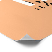 Behalt Ruhe und Liebe Tigers Poster (Ecke)