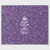 Behalt Ruhe und Lila Mauve Geschenkpapier (Flach)