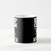 Behalt Ruhe und Line Dance Line Dancer Kaffeetasse (Mittel)