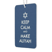 Behalt Ruhe und mache Aliyah Autolufterfrischer (Links)