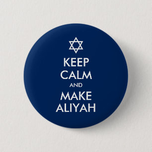 Behalt Ruhe und mache Aliyah Button