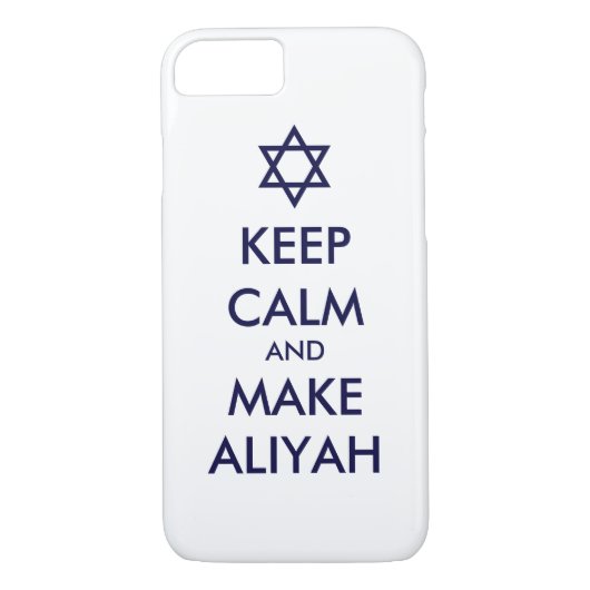 Behalt Ruhe und mache Aliyah Case-Mate iPhone Hülle (Rückseite)