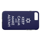 Behalt Ruhe und mache Aliyah Case-Mate iPhone Hülle (Rückseite (Horizontal))