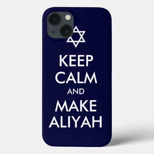Behalt Ruhe und mache Aliyah Case-Mate iPhone Hülle (Rückseite)