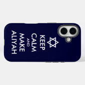 Behalt Ruhe und mache Aliyah Case-Mate iPhone Hülle (Rückseite (Horizontal))